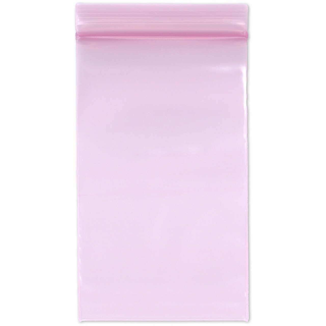 Plymor 3" x 5" (Pack of 100), 4 Mil Heavy Duty Anti-Static Zipper Reclosable Plastic Bags